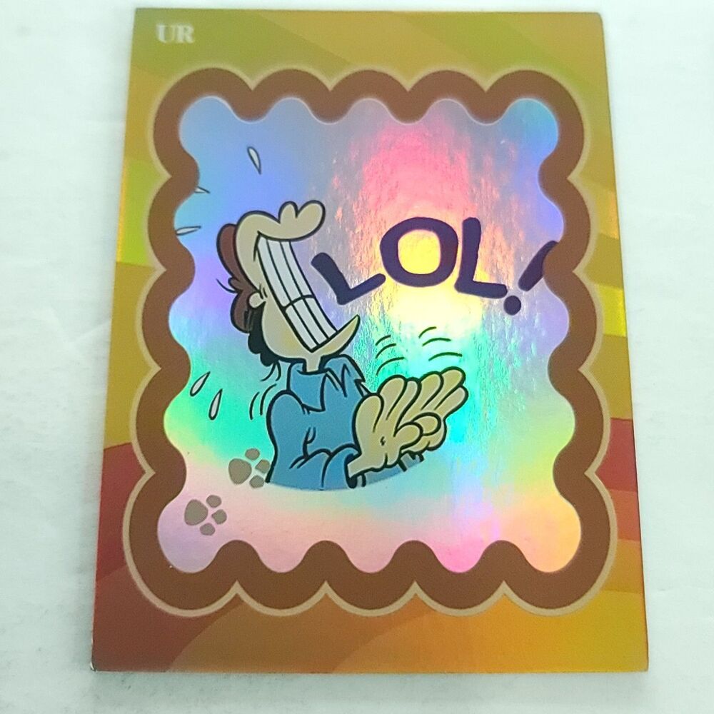 2023 Garfield Jon Arbuckle LOL Happy Life Trading Card Kayou Animation UR 014